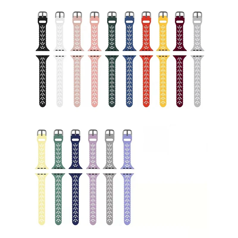 Robust Apple Watch Series 7 41mm Silikon / TPU armband
