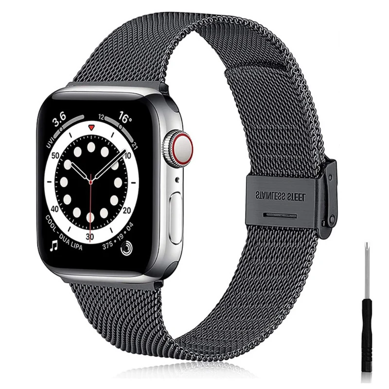 Auffallend schön Apple Watch Series 7 41mm Metall armband