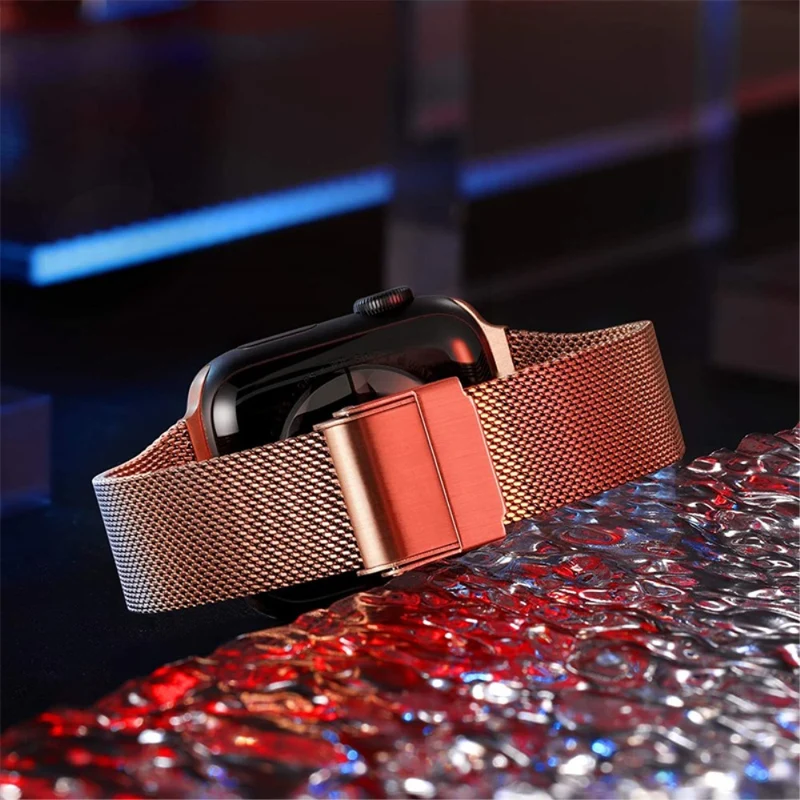 Auffallend schön Apple Watch Series 7 41mm Metall armband