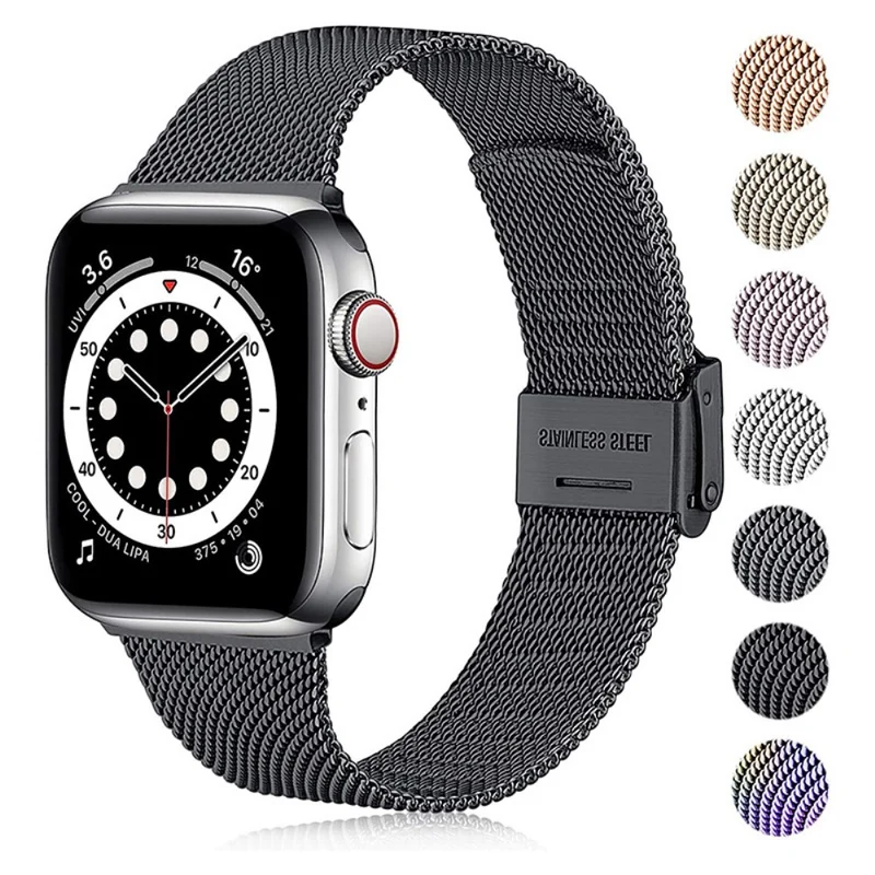 Auffallend schön Apple Watch Series 7 41mm Metall armband