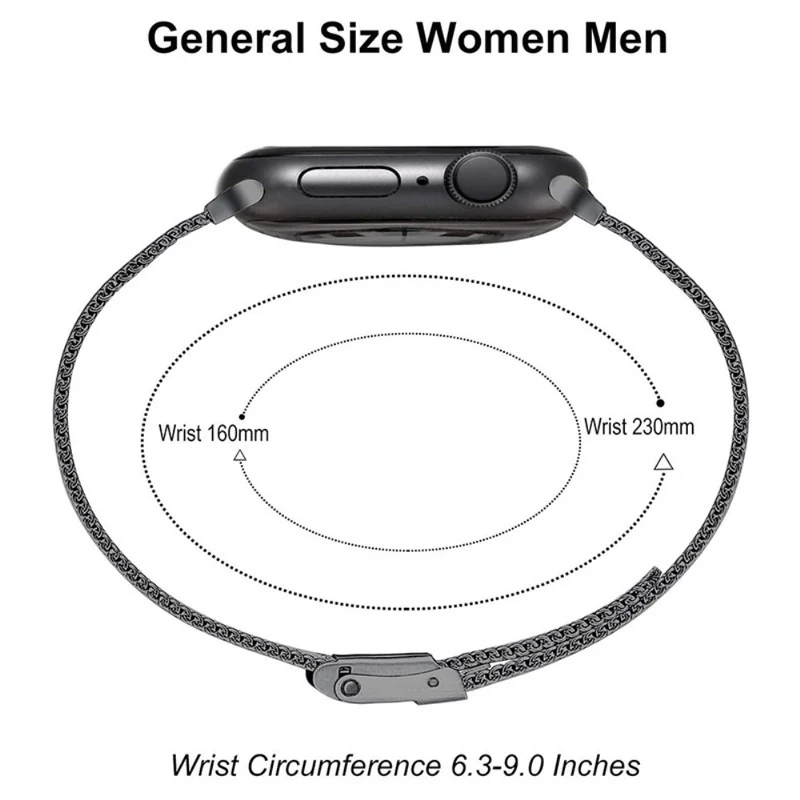 Auffallend schön Apple Watch Series 7 41mm Metall armband