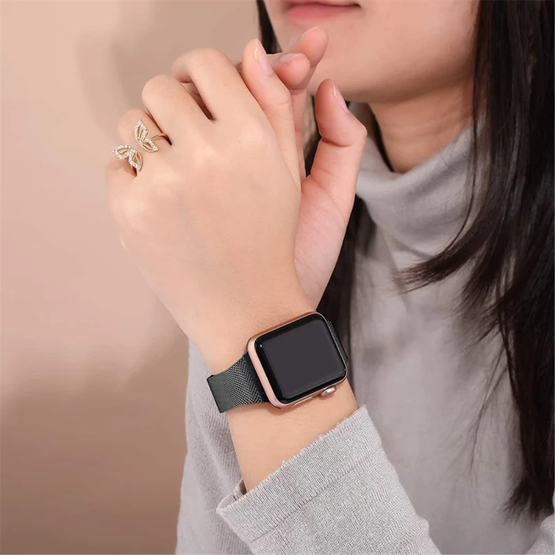 Auffallend schön Apple Watch Series 7 41mm Metall armband