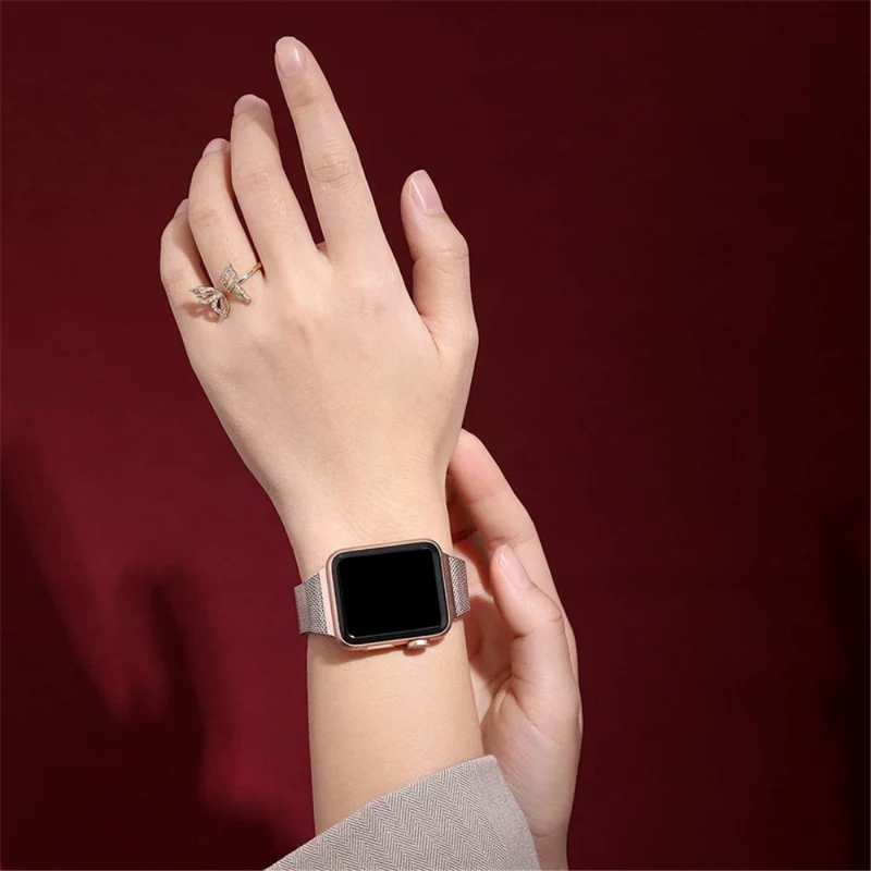 Auffallend schön Apple Watch Series 7 41mm Metall armband