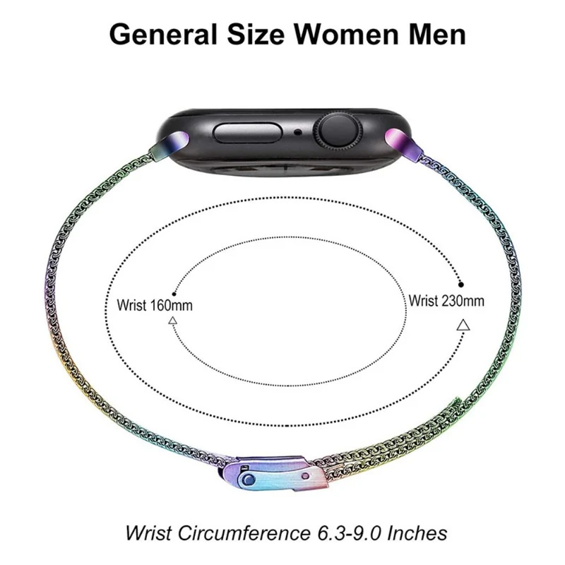 Auffallend schön Apple Watch Series 7 41mm Metall armband
