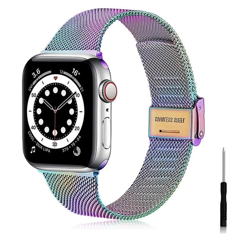 Auffallend schön Apple Watch Series 7 41mm Metall armband