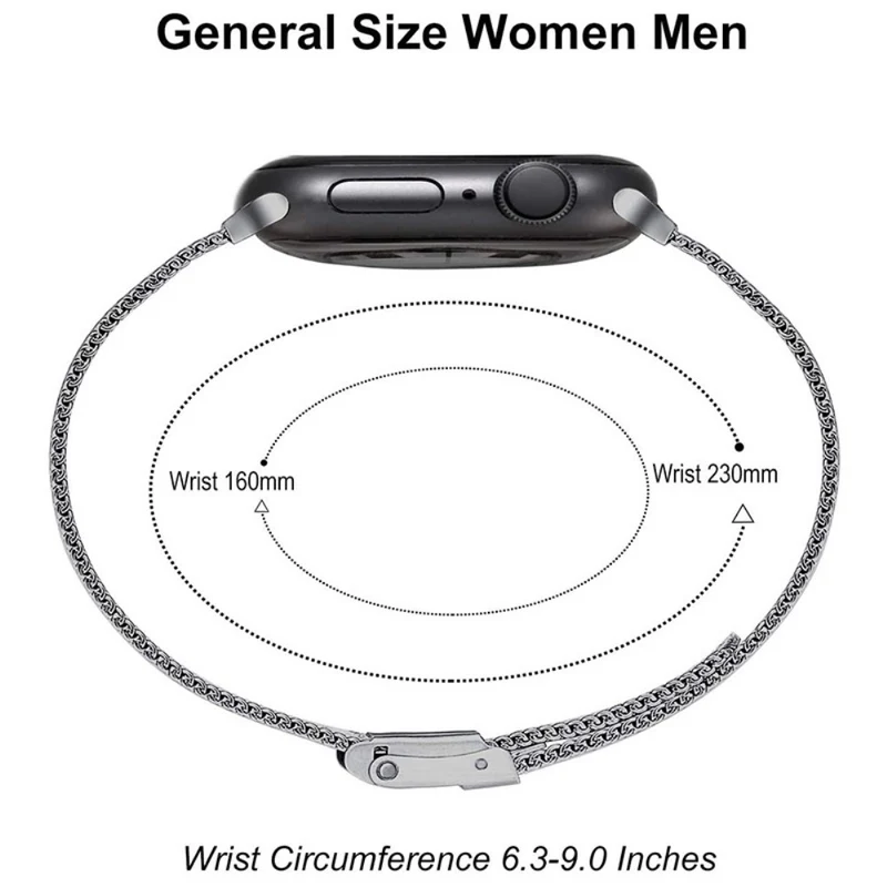 Auffallend schön Apple Watch Series 7 41mm Metall armband