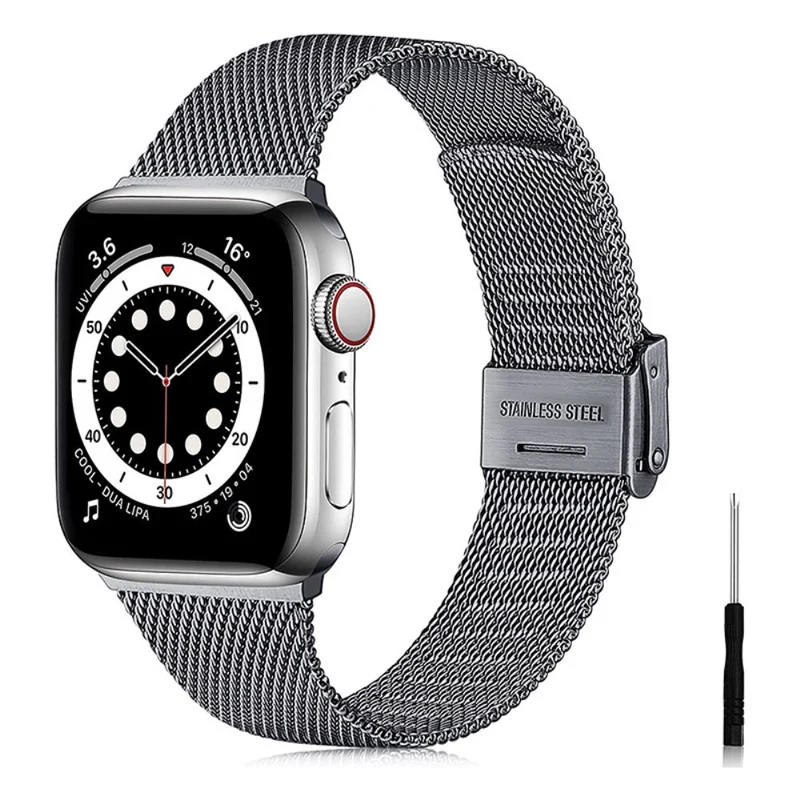 Auffallend schön Apple Watch Series 7 41mm Metall armband