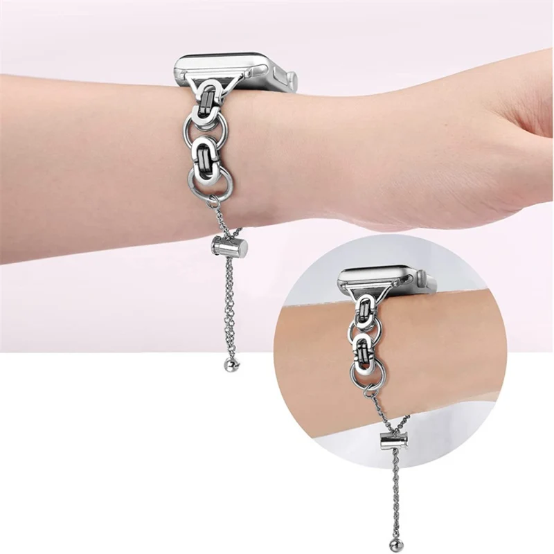 Mega modisch Apple Watch Series 7 41mm Metall armband