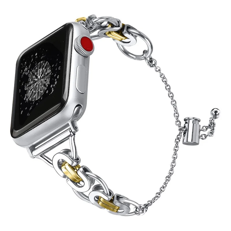 Mega modisch Apple Watch Series 7 41mm Metall armband