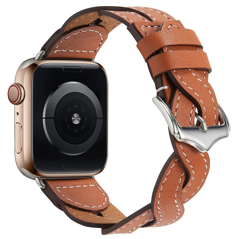 Dauerhaft Apple Watch Series 7 41mm Echtes Leder armband