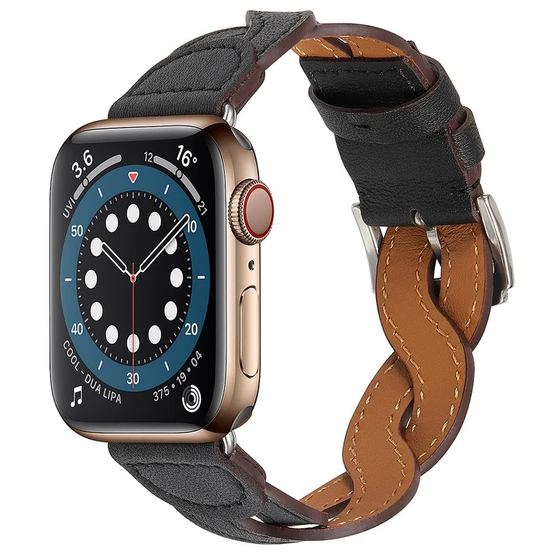 Dauerhaft Apple Watch Series 7 41mm Echtes Leder armband