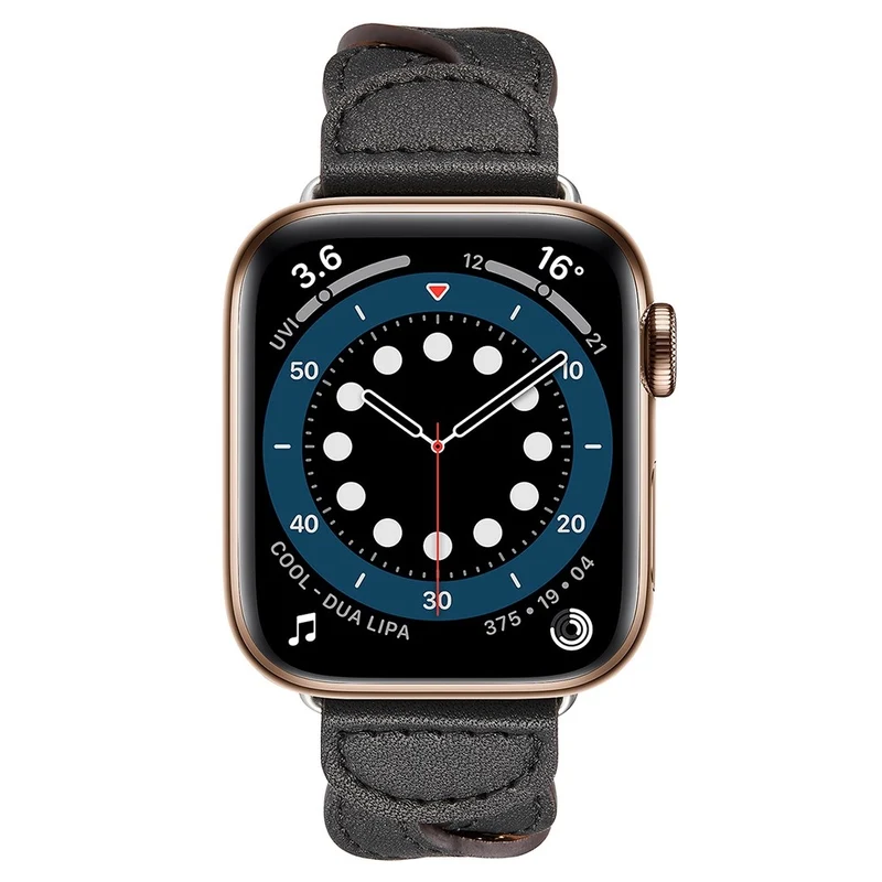 Dauerhaft Apple Watch Series 7 41mm Echtes Leder armband