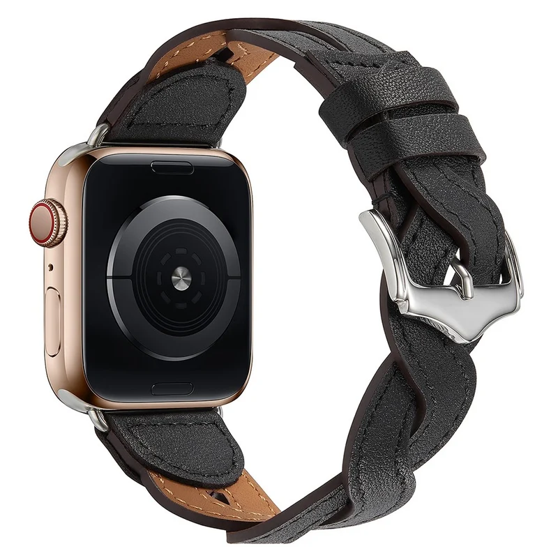 Dauerhaft Apple Watch Series 7 41mm Echtes Leder armband