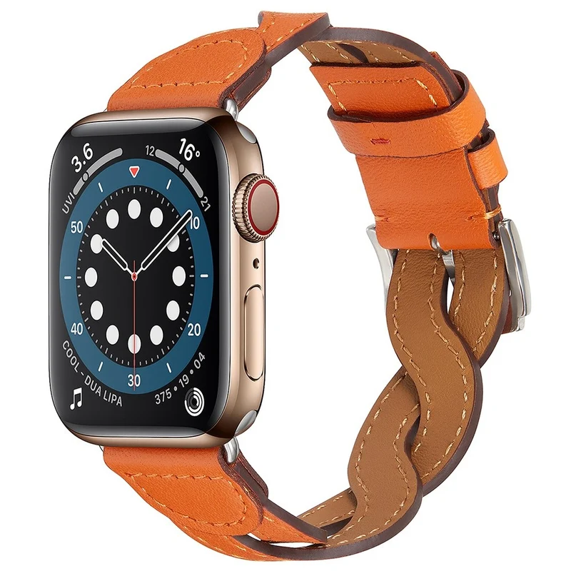 Dauerhaft Apple Watch Series 7 41mm Echtes Leder armband
