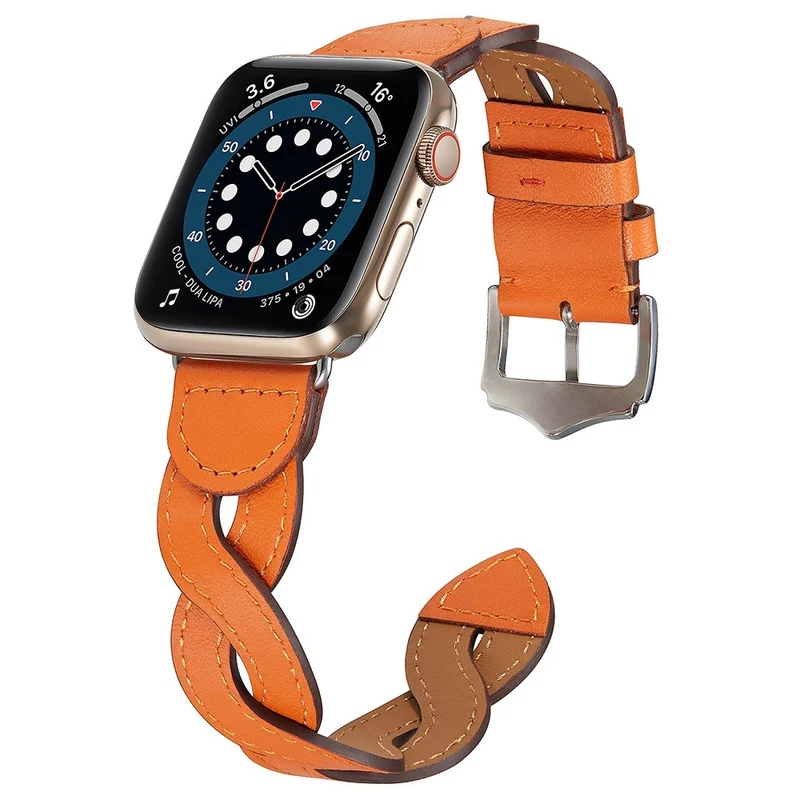 Dauerhaft Apple Watch Series 7 41mm Echtes Leder armband