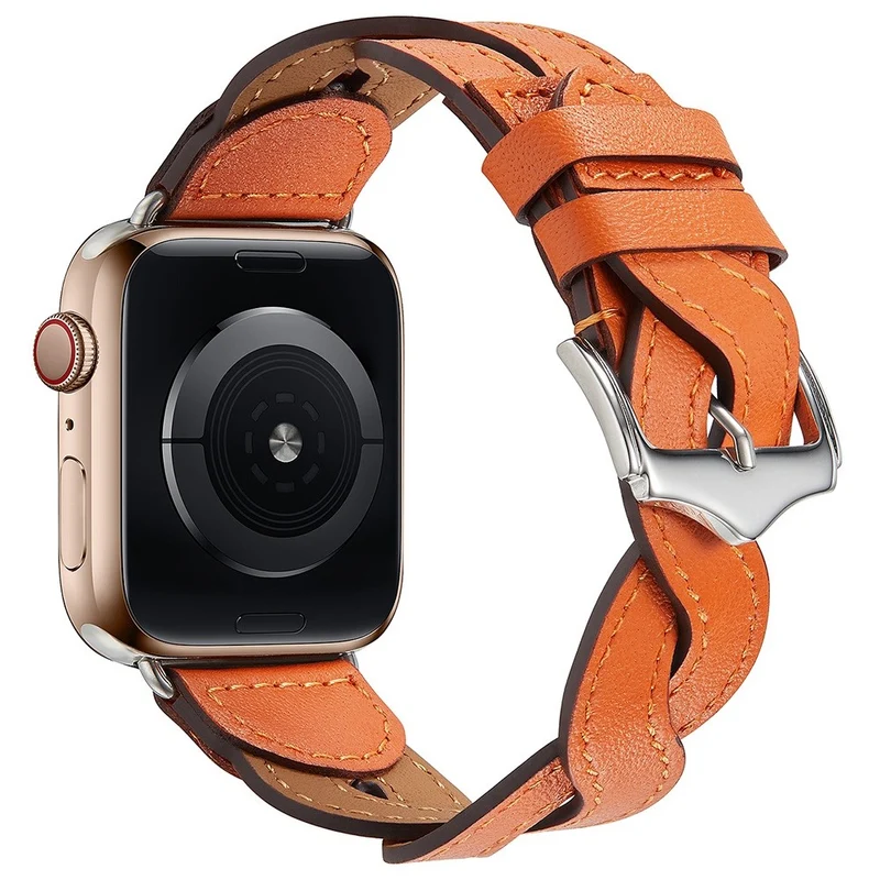 Dauerhaft Apple Watch Series 7 41mm Echtes Leder armband