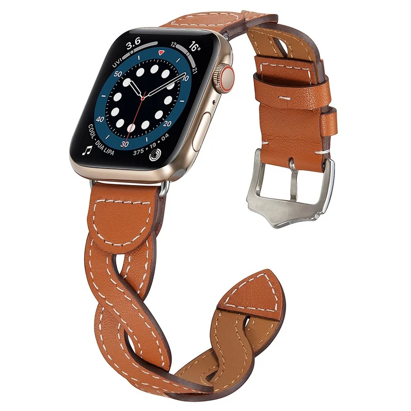 Dauerhaft Apple Watch Series 7 41mm Echtes Leder armband