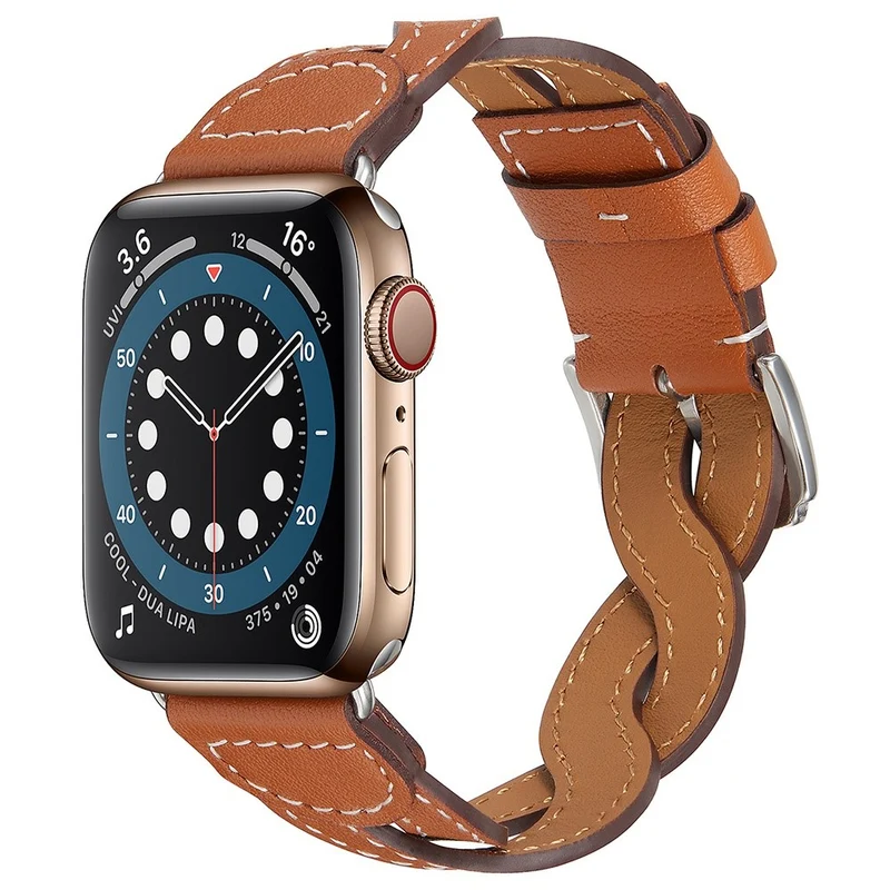 Dauerhaft Apple Watch Series 7 41mm Echtes Leder armband