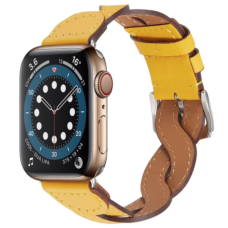 Dauerhaft Apple Watch Series 7 41mm Echtes Leder armband