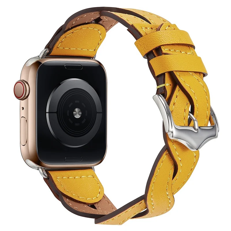 Dauerhaft Apple Watch Series 7 41mm Echtes Leder armband