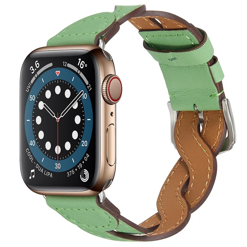 Dauerhaft Apple Watch Series 7 41mm Echtes Leder armband