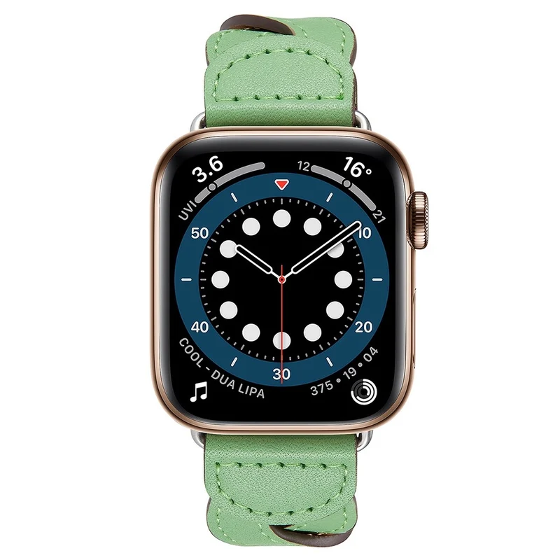 Dauerhaft Apple Watch Series 7 41mm Echtes Leder armband