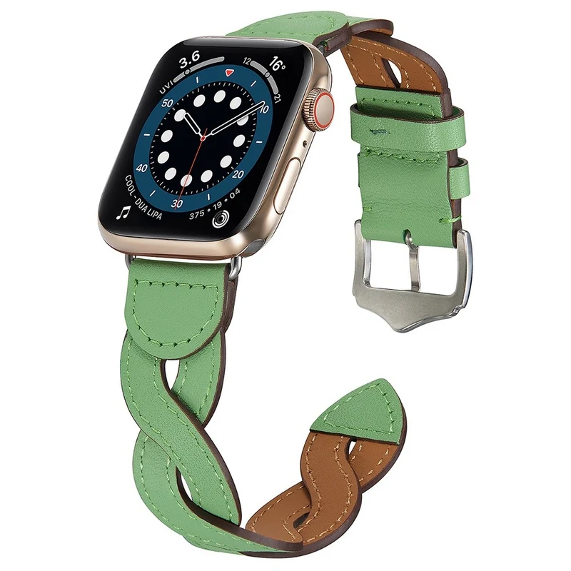 Dauerhaft Apple Watch Series 7 41mm Echtes Leder armband