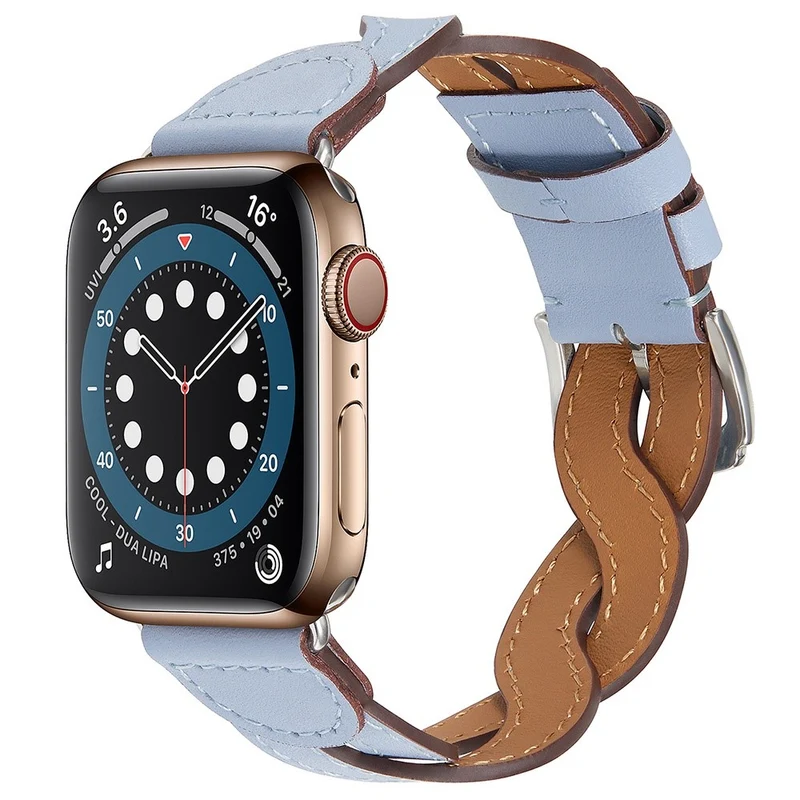 Dauerhaft Apple Watch Series 7 41mm Echtes Leder armband