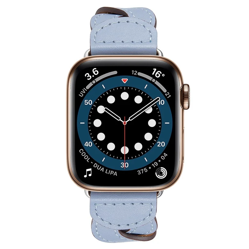 Dauerhaft Apple Watch Series 7 41mm Echtes Leder armband