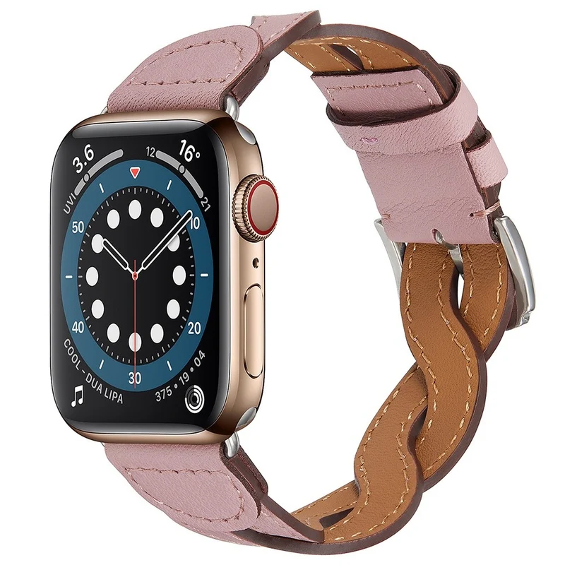 Dauerhaft Apple Watch Series 7 41mm Echtes Leder armband