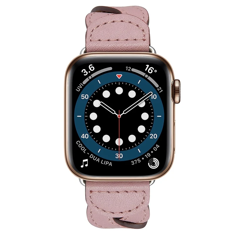 Dauerhaft Apple Watch Series 7 41mm Echtes Leder armband