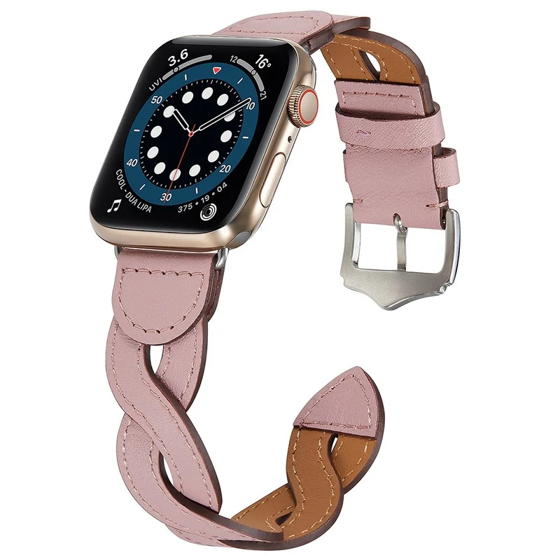 Dauerhaft Apple Watch Series 7 41mm Echtes Leder armband