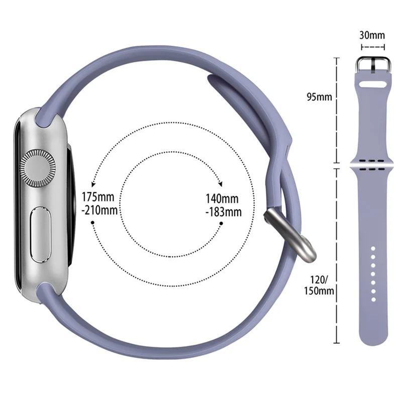 Zeitlos Apple Watch Series 7 41mm Silikon / TPU armband