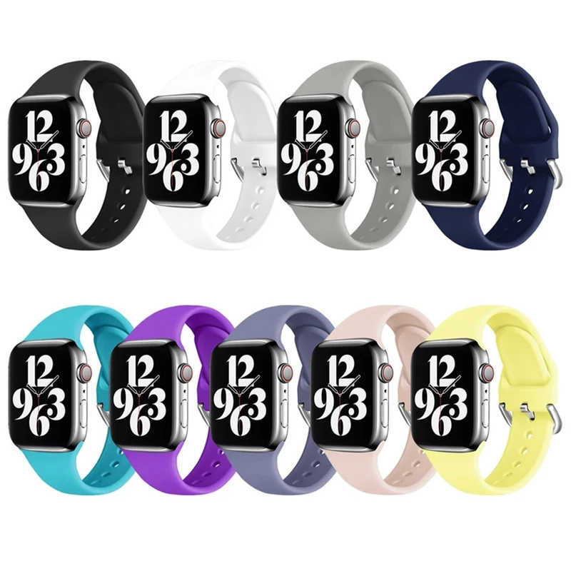 Zeitlos Apple Watch Series 7 41mm Silikon / TPU armband