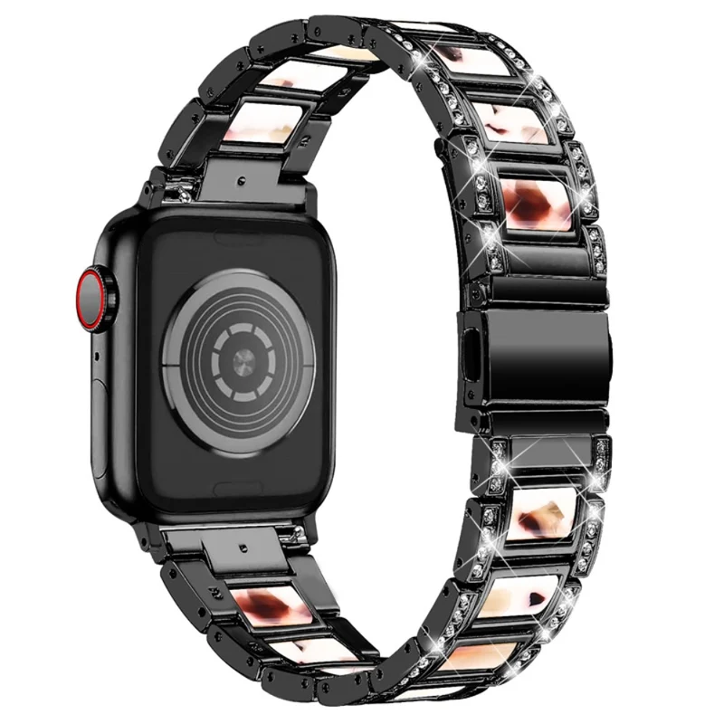 Süß Apple Watch Series 7 41mm Metall und Strass armband