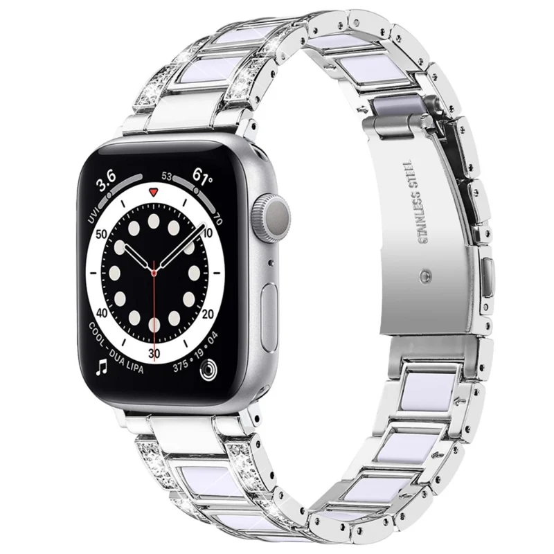 Stark Apple Watch Series 7 41mm Metall und Strass armband