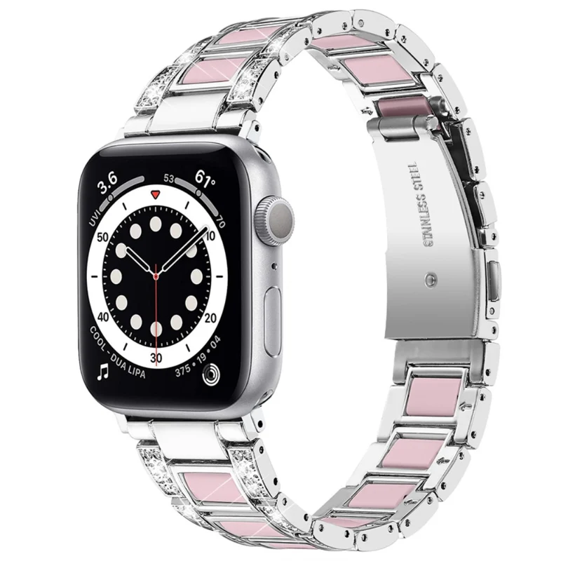Stark Apple Watch Series 7 41mm Metall und Strass armband