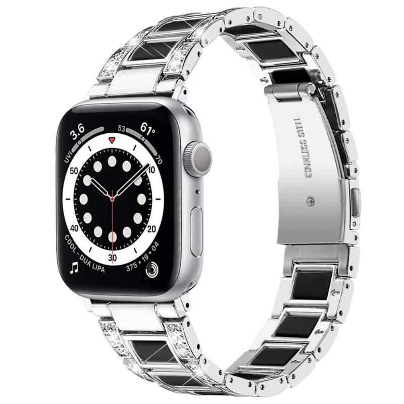 Stark Apple Watch Series 7 41mm Metall und Strass armband