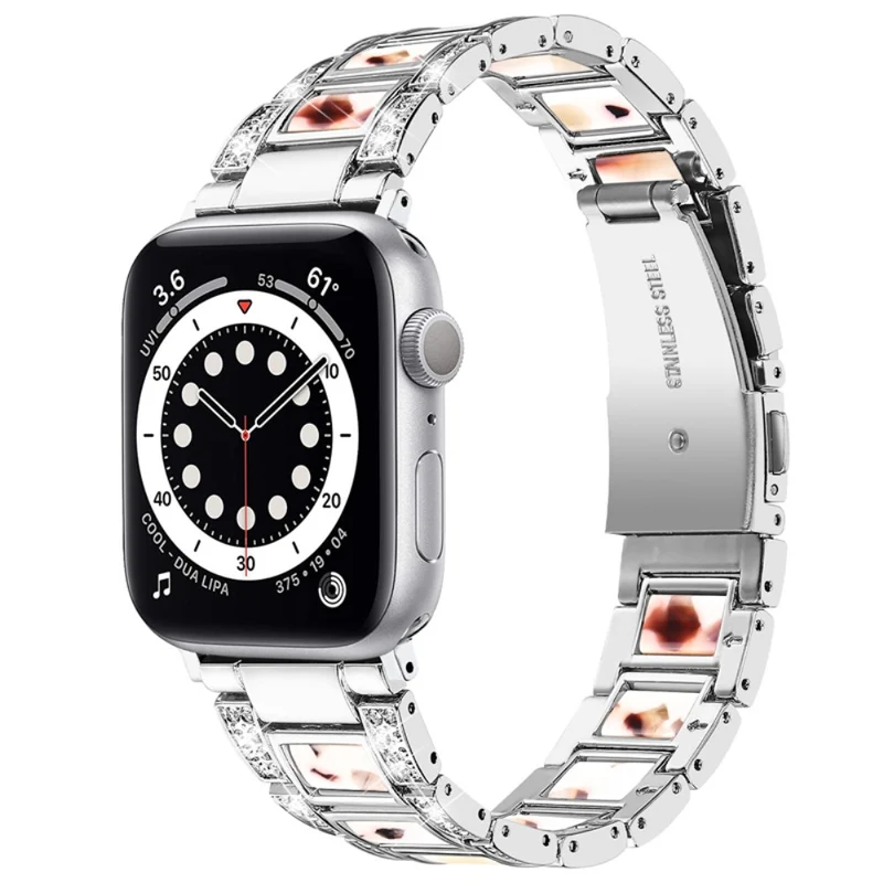Stark Apple Watch Series 7 41mm Metall und Strass armband