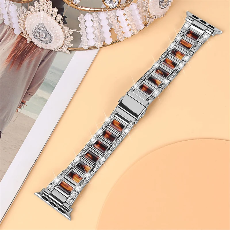 Stark Apple Watch Series 7 41mm Metall und Strass armband