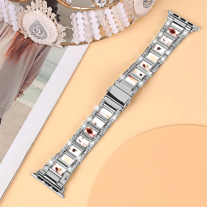 Stark Apple Watch Series 7 41mm Metall und Strass armband
