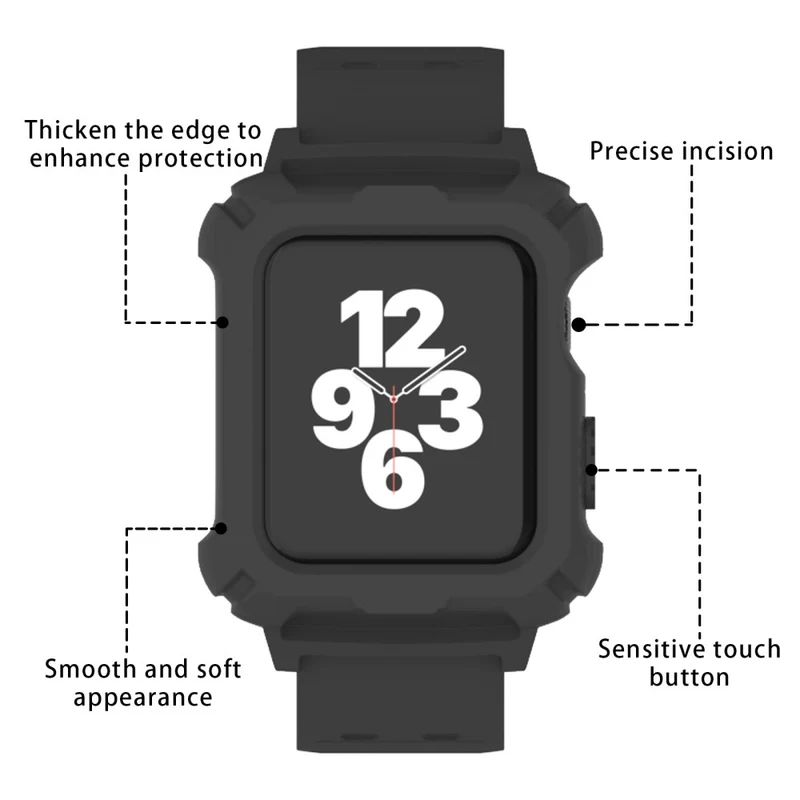 Megastark Apple Watch Series 7 41mm Silikon / TPU armband