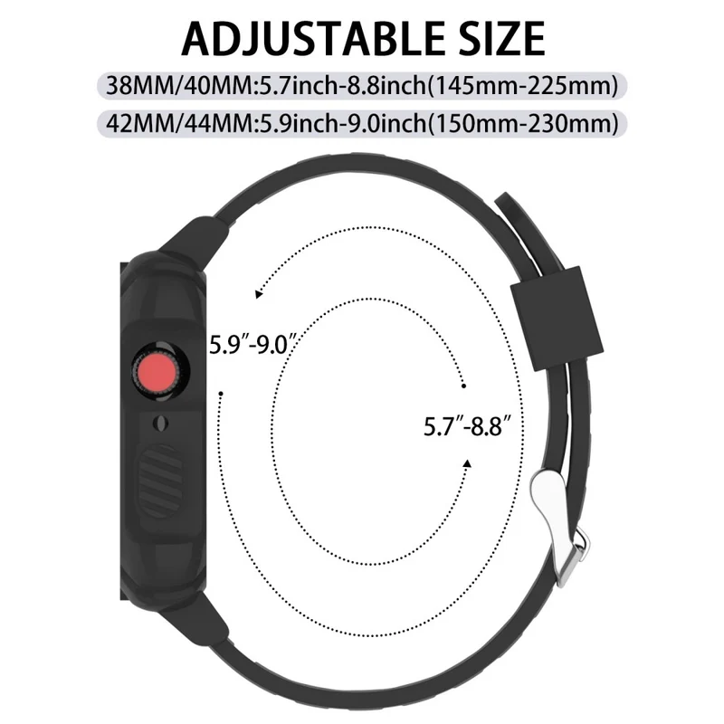Megastark Apple Watch Series 7 41mm Silikon / TPU armband
