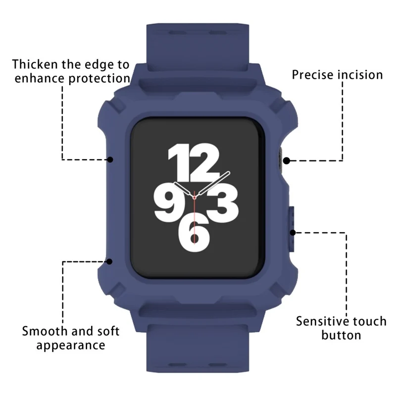 Megastark Apple Watch Series 7 41mm Silikon / TPU armband