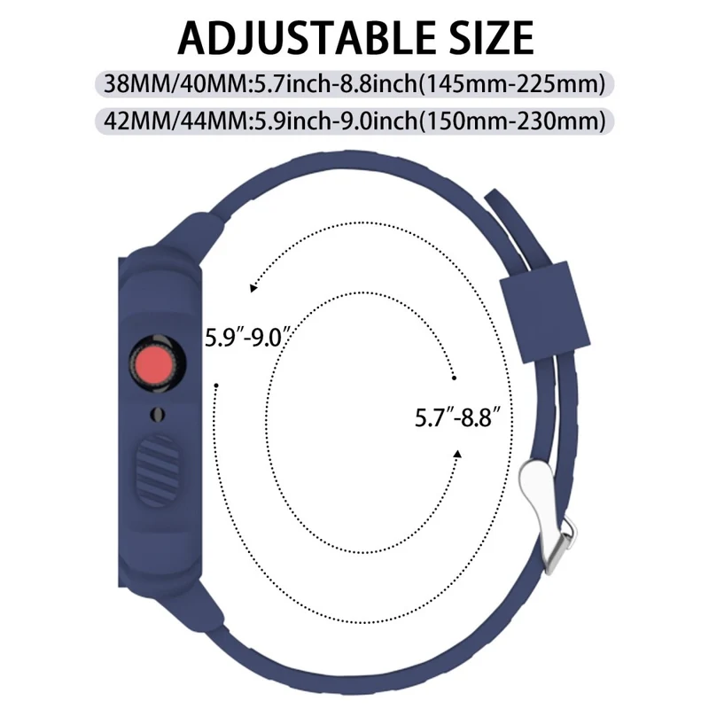 Megastark Apple Watch Series 7 41mm Silikon / TPU armband