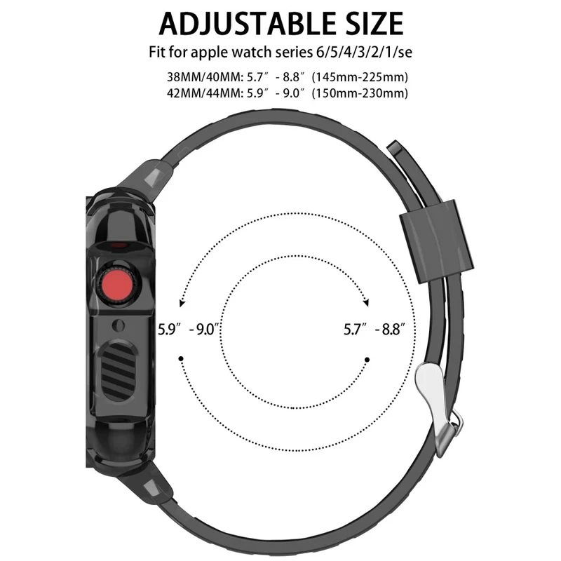Megastark Apple Watch Series 7 41mm Silikon / TPU armband