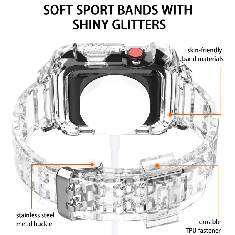 Megastark Apple Watch Series 7 41mm Silikon / TPU armband
