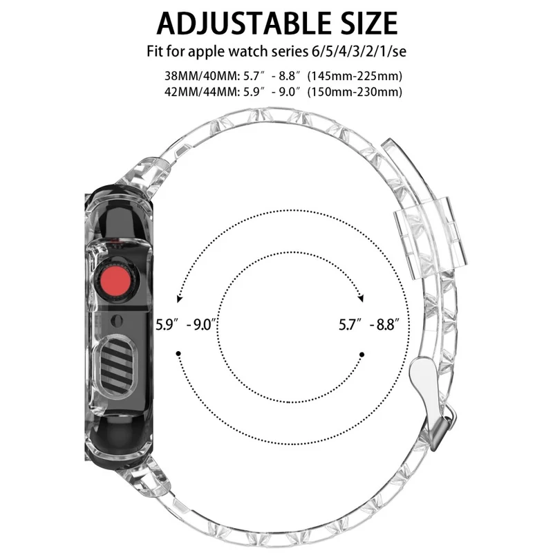 Megastark Apple Watch Series 7 41mm Silikon / TPU armband
