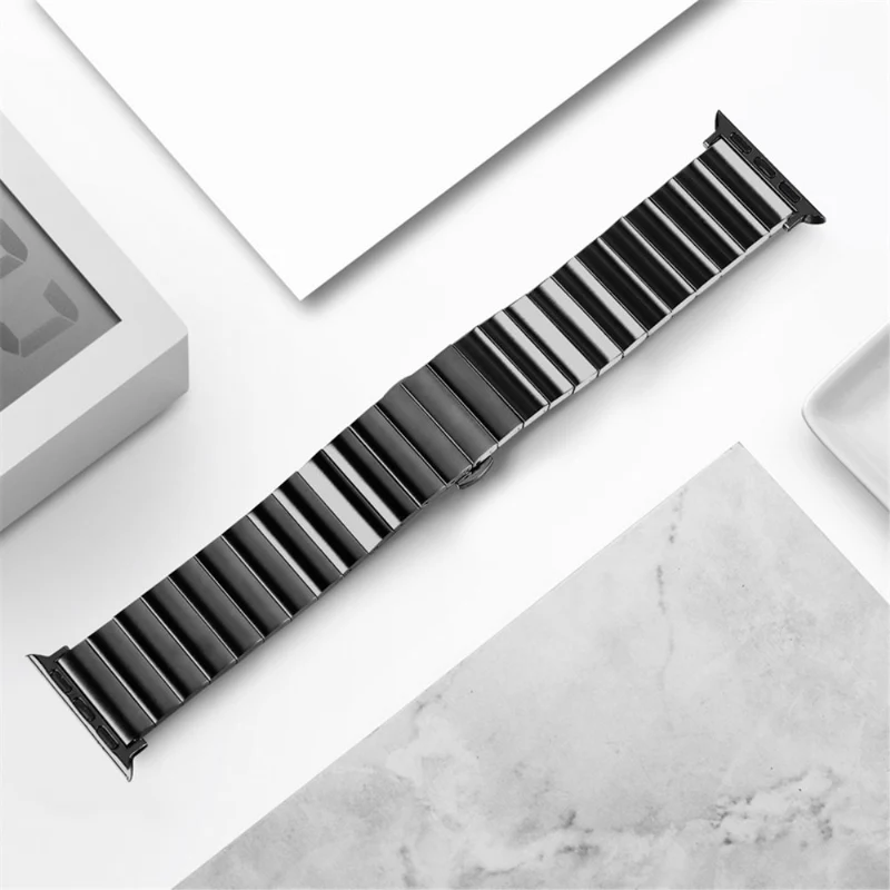 Klassisch Apple Watch Series 7 41mm Metall armband