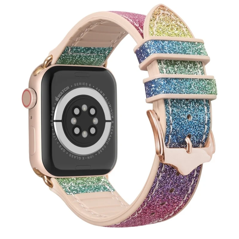 Apple Watch Series 7 41mm Silikon / TPU und Textil / Nylon armband